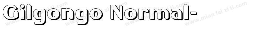 Gilgongo Normal字体转换